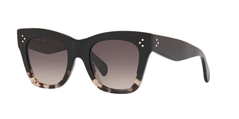 Celine CL4004IN 50 Brown Grad & Black Sunglasses .